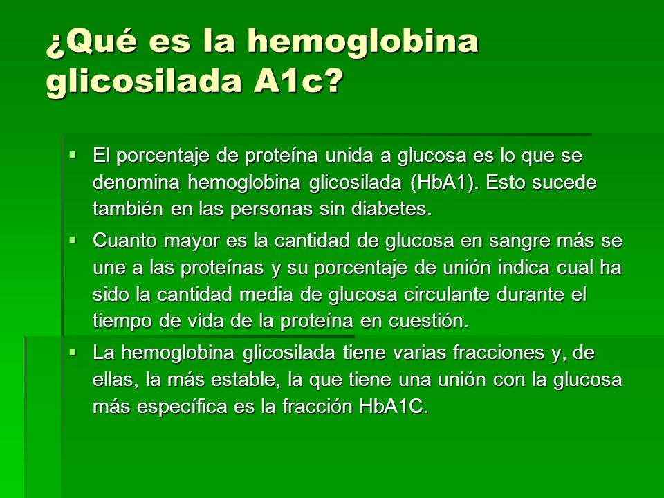 Que es la glicohemoglobina
